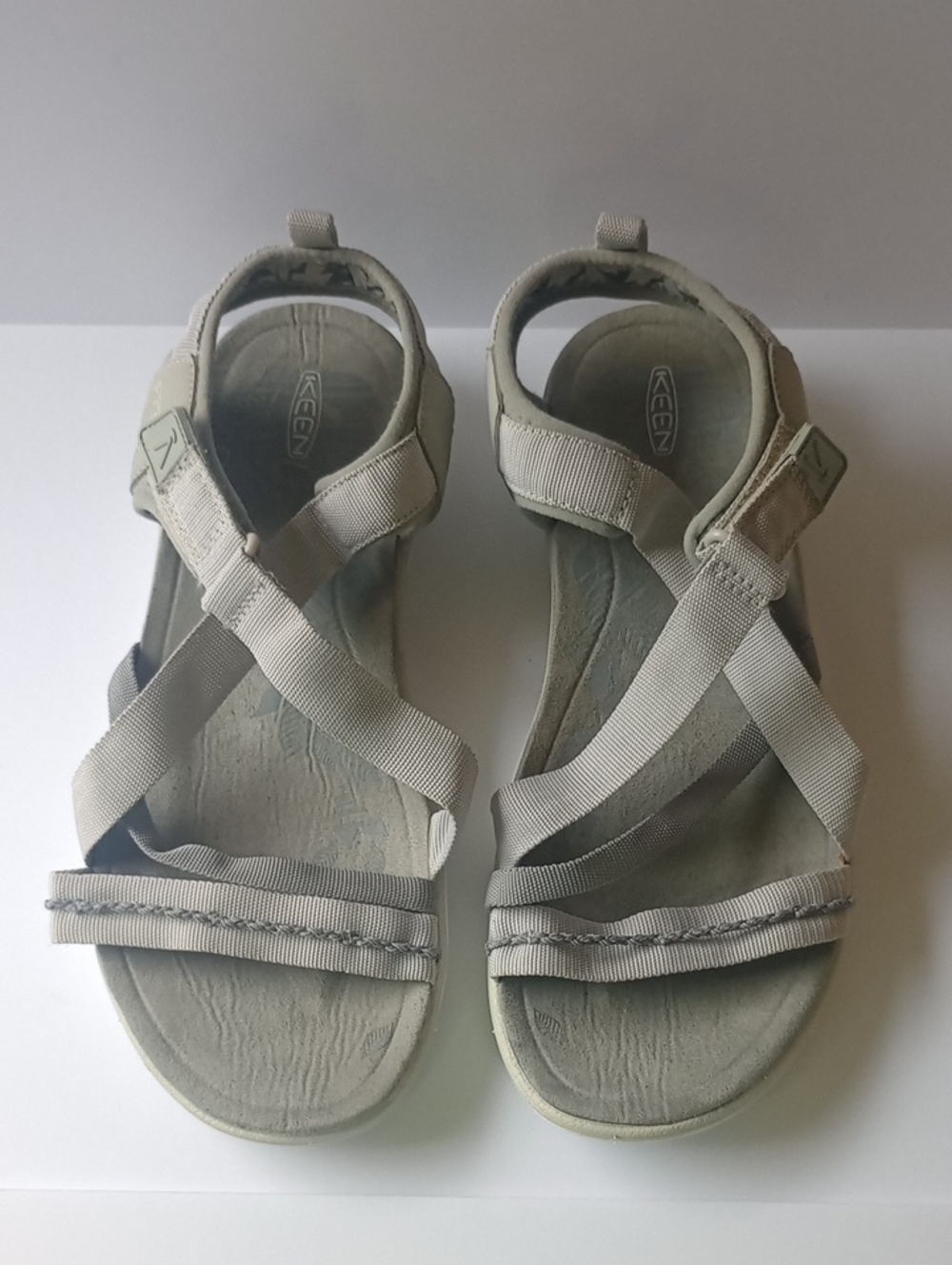 Size 10 Keen Maya Gray Strap Sandals Waterproof Hiking Trekking Travel Swimming - Picture 2 of 10